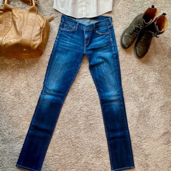 Citizens of Humanity Jeans Ava Low Rise Straight Leg - Picture 1 of 4